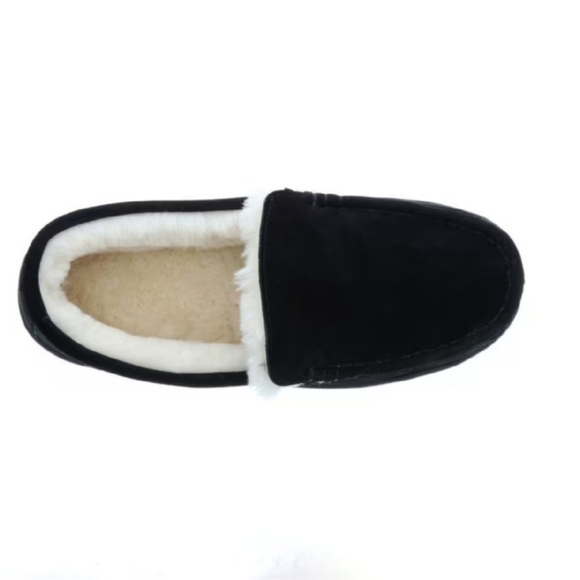 New $60 LAMO LEWIS Real Australia SHEEPSKIN WOOL SUEDE Slippers MEN 14 NIB NWT - Picture 2 of 7